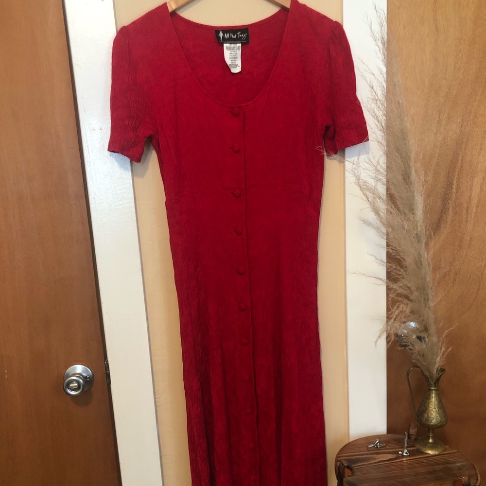 gorgeous vintage button-up dress • fits size S.